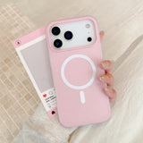 ColorPop Pastel Jelly MagSafe iPhone Case-Exoticase-iPhone 17 Pro Max-Pink-Exoticase