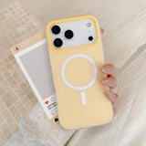 ColorPop Pastel Jelly MagSafe iPhone Case-Exoticase-iPhone 17 Pro Max-Yellow-Exoticase