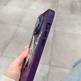 Colorful Butterfly Glitter Camera iPhone Case-Exoticase-Exoticase