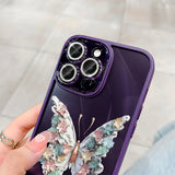 Colorful Butterfly Glitter Camera iPhone Case-Exoticase-Exoticase