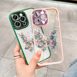 Colorful Butterfly Glitter Camera iPhone Case-Exoticase-Exoticase
