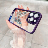 Colorful Butterfly Glitter Camera iPhone Case-Exoticase-Exoticase