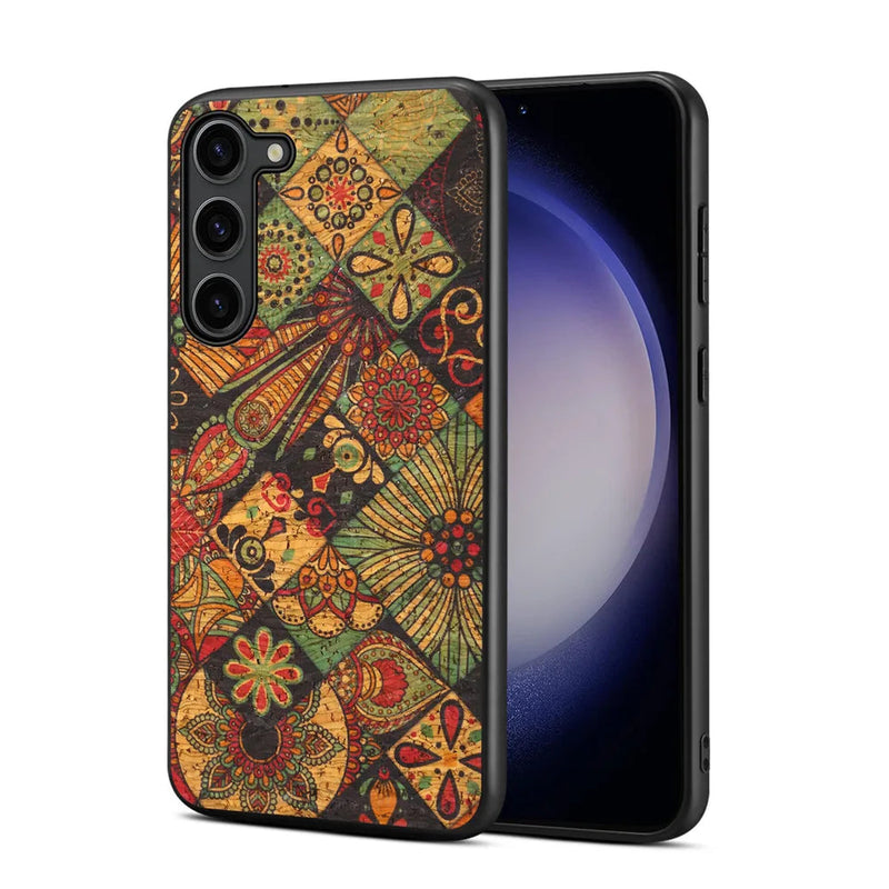 Colorful Floral Mandala Samsung Galaxy Case-Exoticase-S24-B-Exoticase