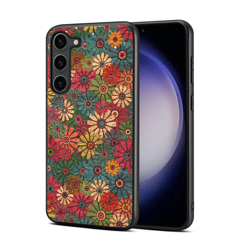 Colorful Floral Mandala Samsung Galaxy Case-Exoticase-S24-C-Exoticase