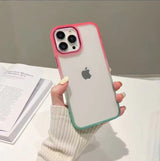 Colorful Gradient Platinum Lens Frame iPhone Case-Exoticase-For iPhone 13 Pro Max-6-