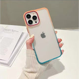 Colorful Gradient Platinum Lens Frame iPhone Case-Exoticase-For iPhone 13 Pro Max-4-