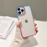 Colorful Gradient Platinum Lens Frame iPhone Case-Exoticase-For iPhone 13 Pro Max-5-
