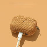 Corduroy and Glitter AirPods Case With Keychain-Exoticase-Exoticase