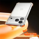 CornerPad Shockproof Frameless iPhone Metal Bumper Case-Exoticase-Exoticase