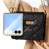 Couture Quilted Plated Samsung Flip Ring Case-Exoticase-Exoticase