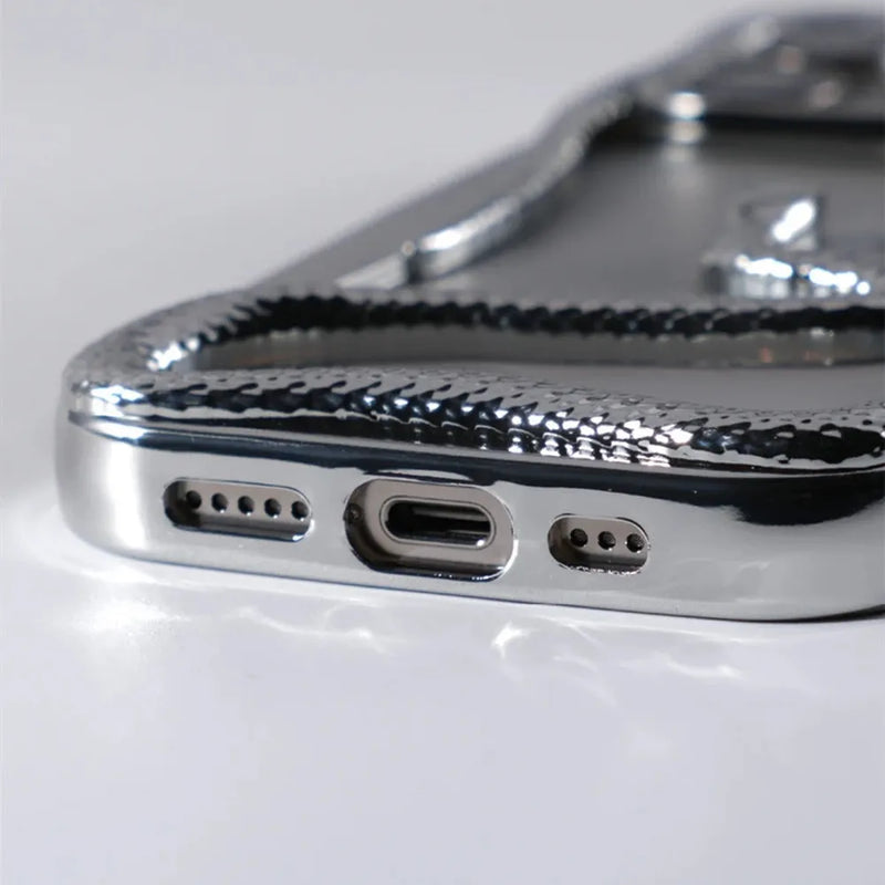 Crawling Snake Pattern Bumperish iPhone Case-Exoticase-Exoticase