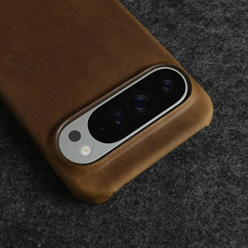 Crazy Horse Leather Google Pixel Case-Exoticase-Exoticase