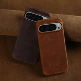 Crazy Horse Leather Google Pixel Case-Exoticase-Exoticase