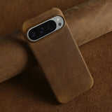 Crazy Horse Leather Google Pixel Case-Exoticase-Exoticase