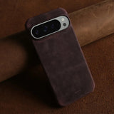 Crazy Horse Leather Google Pixel Case-Exoticase-Exoticase