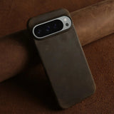 Crazy Horse Leather Google Pixel Case-Exoticase-Exoticase