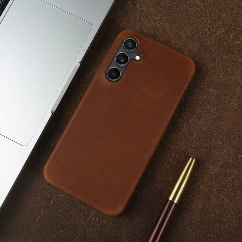 Crazy Horse Leather Samsung Galaxy Case-Exoticase-Exoticase