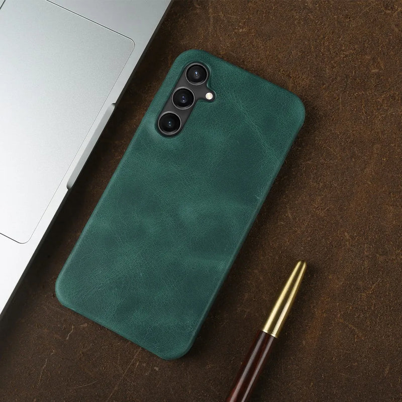 Crazy Horse Leather Samsung Galaxy Case-Exoticase-Exoticase
