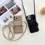 Crossbody Leather iPhone Case with Wallet-Exoticase-Exoticase