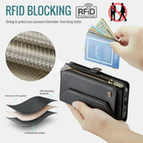 Crossbody Strap Leather Wallet Samsung Case-Exoticase-Exoticase