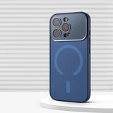 CrystaLens Glass Guard MagSafe iPhone Case-Exoticase-For iPhone 17 Pro Max-Dark Blue-Exoticase