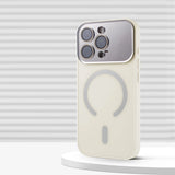 CrystaLens Glass Guard MagSafe iPhone Case-Exoticase-For iPhone 17 Pro Max-Milk white-Exoticase