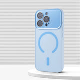 CrystaLens Glass Guard MagSafe iPhone Case-Exoticase-For iPhone 17 Pro Max-Sky Blue-Exoticase