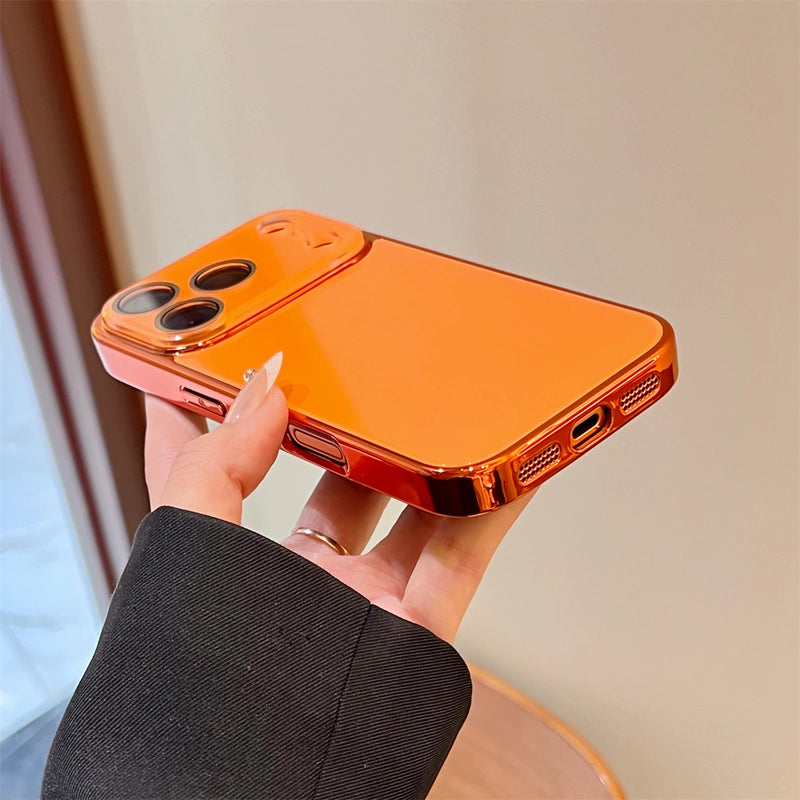 Crystal Lens Plated Sides Glass iPhone Case-Exoticase-Exoticase