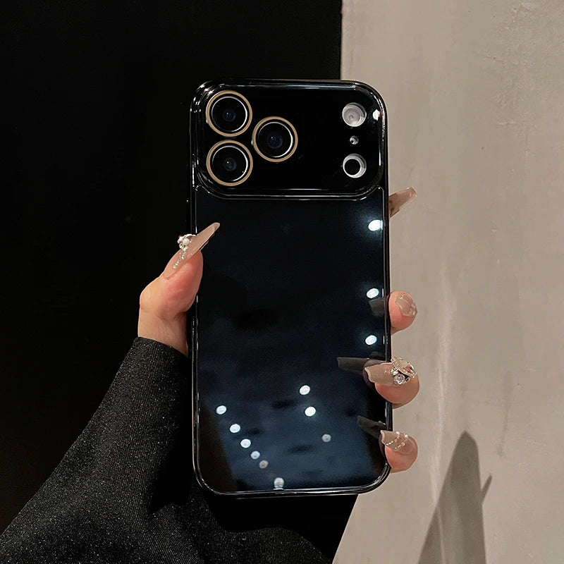 Crystal Lens Plated Sides Glass iPhone Case-Exoticase-Exoticase