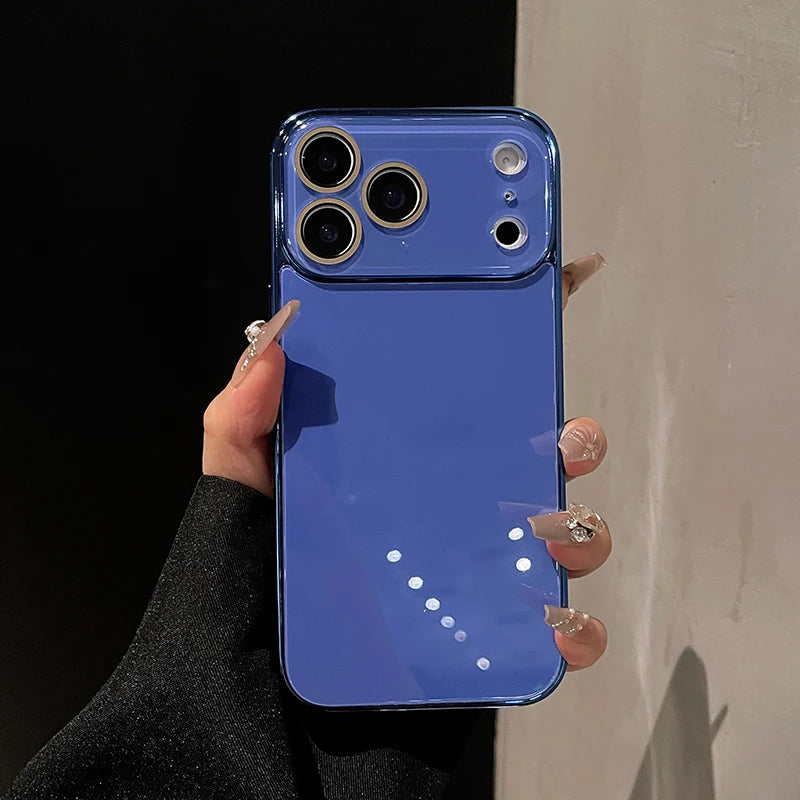 Crystal Lens Plated Sides Glass iPhone Case-Exoticase-Exoticase