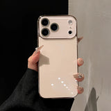 Crystal Lens Plated Sides Glass iPhone Case-Exoticase-Exoticase