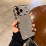 Crystal Lens Plated Sides Glass iPhone Case-Exoticase-Exoticase