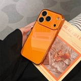 Crystal Lens Plated Sides Glass iPhone Case-Exoticase-Exoticase