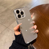 Crystal Lens Plated Sides Glass iPhone Case-Exoticase-Exoticase