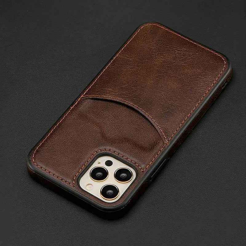 Curved Cut Card Slot iPhone Case-Exoticase-Exoticase