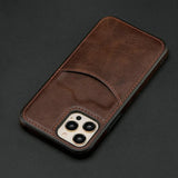 Curved Cut Card Slot iPhone Case-Exoticase-iPhone 15 Pro Max-Coffee-