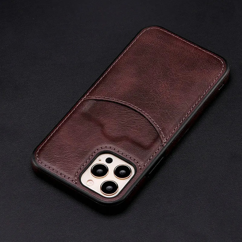 Curved Cut Card Slot iPhone Case-Exoticase-Exoticase