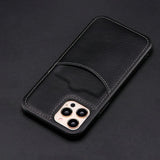 Curved Cut Card Slot iPhone Case-Exoticase-iPhone 15 Pro Max-Black-