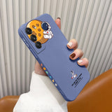 Cute Astronaut Camera Play Samsung Case-Exoticase-For Samsung S22 Ultra-Lavender Grey 1-