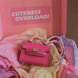 Cute Handbag Style AirPods Case-Exoticase-For AirPods Pro 2-Rose Red-