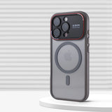 DSLR Camera Lens Type MagSafe iPhone Case-Exoticase-For iPhone 17 Pro Max-Gray-Exoticase