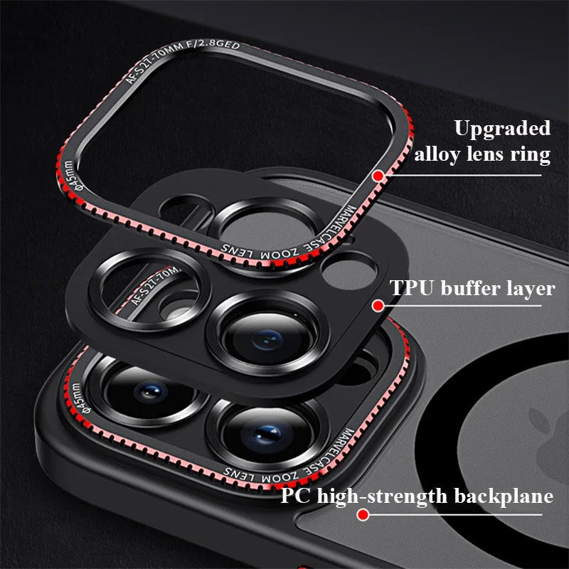 DSLR Camera Lens Type MagSafe iPhone Case-Exoticase-