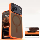 DSLR Camera Lens Type MagSafe iPhone Case-Exoticase-For iPhone 17 Pro Max-Orange-Exoticase