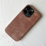 Denim Pattern Apple iPhone Case-Exoticase-For iPhone 14 Pro Max-Brown-