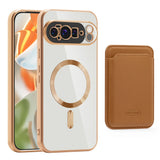 Detachable Wallet Google Pixel Case-Exoticase-Brown Clear-For Pixel 10 Pro XL-Exoticase