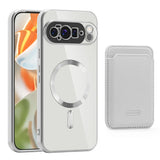 Detachable Wallet Google Pixel Case-Exoticase-Gray Clear-For Pixel 10 Pro XL-Exoticase