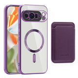 Detachable Wallet Google Pixel Case-Exoticase-Purple Clear-For Pixel 10 Pro XL-Exoticase
