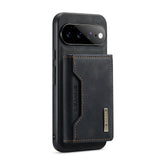 Detachable Wallet Leather Google Pixel Case-Exoticase-For Pixel 11 Pro XL-Black-Exoticase