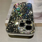 Diamond Waterfall Shimmer Plated iPhone Case-Exoticase-Exoticase