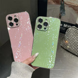 Diamond Waterfall Shimmer Plated iPhone Case-Exoticase-Exoticase